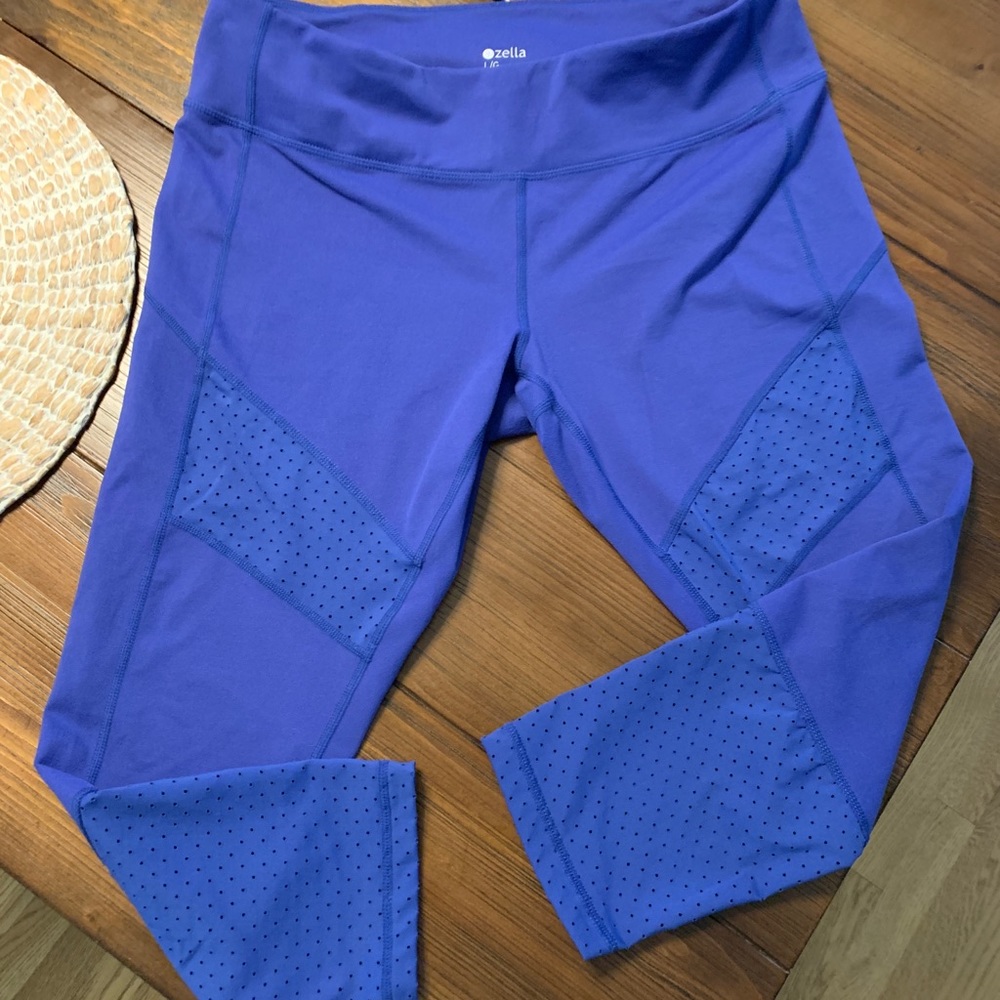 Zella blue workout leggings